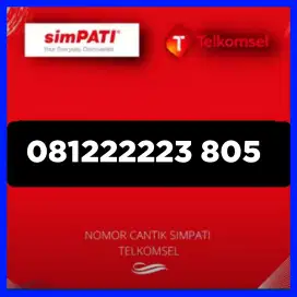 Perdana Nomor Cantik Simpati Telkomsel jk