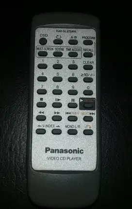 Remote VCD/CD player portable Panasonic