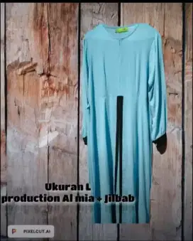 Gamis al mia + jilbab syar'i