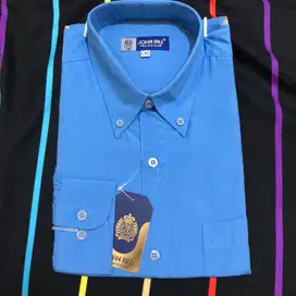 Kemeja Formal Biru Lengan Panjang Ukuran M