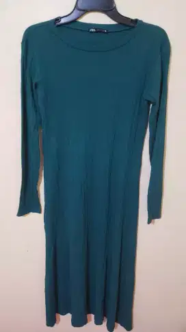 Dress Panjang Hijau Emerald Brand