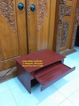 Meja Komputer Laptop Belajar Tulis Kost Kos Pendek Lesehan Kayu (dpk)