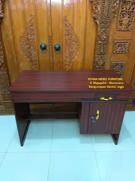 Meja Komputer Kerja Kantor 1/2 Biro Kasir Belajar Tulis Kost Kayu #SD