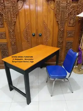 Paket Set Meja Kursi Busa Komputer Kerja Kantor Belajar Tulis Kost #SD