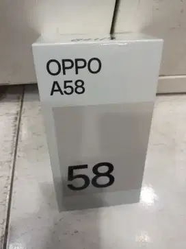 Haedphone Oppo A58 ram 6/128 hitam