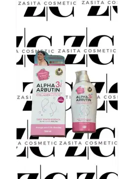 zasitacosmetic - ALPHA ARBUTIN 3 PLUS+  COLLAGEN WHITENINGLOTION500ML