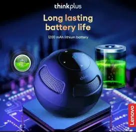 Speaker Bluetooth LENOVO TS5 HiFi BASS METAL BALL Baterai Tahan Lama