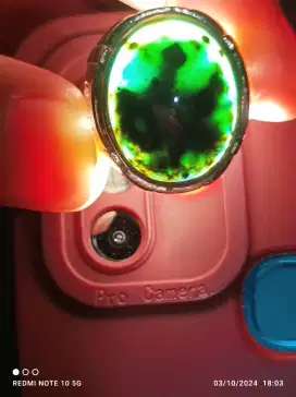 Bacan totol 21x17x8 ring alpaka ukuran 8
