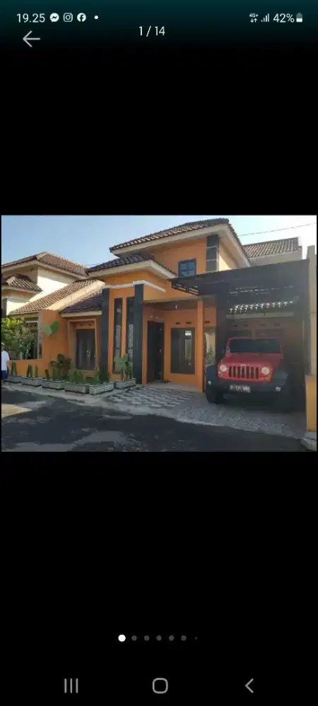 Dijual rumah tinggal cluster hak milik sangat strategis