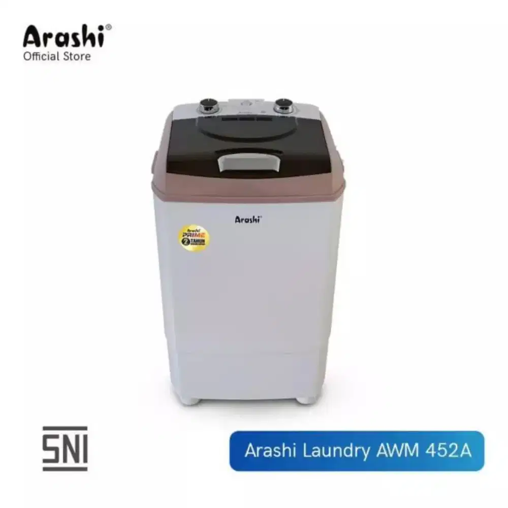 Mesin Cuci Arashi Laundry AWM 452A
