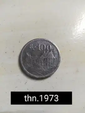 Uang logam tahun 1973.