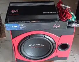 Audio Mobil Subwoofer 12, Pioneer Champion Series + Monoblock Kick,dps