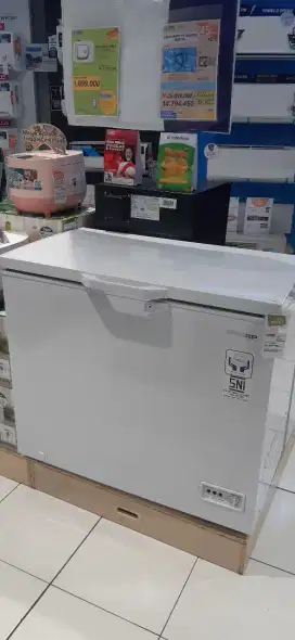 SHARP FREEZER 190LTER BISA HOME CREDIT KREDIVO INDODANA AEON