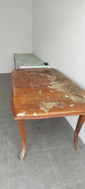 MEJA MAKAN KAYU JATI