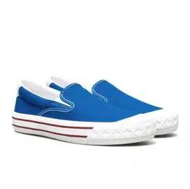 Compass Retrogade Slip On Blue White 41 (27 cm) New Ori Resmi Murah