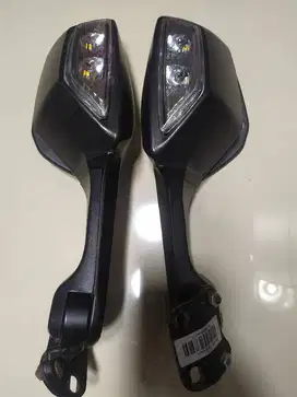 jual spion kawasaki ZX10 lamp sign kanan kiri original serial number