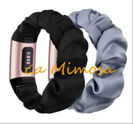 Strap Replacement Scrunchie Fabric Elastic Fitbit Charge 4 Charge 3