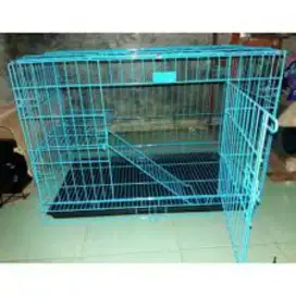 Kandang kucing dll besi lipat75x5Ox5Ocm baru siap kirim
