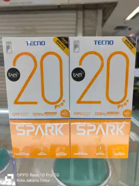 Tecno spark 20 pro+ 8/256 baru segel garansi resmi bisa TT bisa kredit