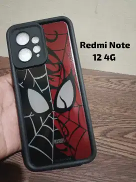 Redmi Note 12 4G, 11 PRO, POCO X3.. Dll.. Softcase Lentur Motif SPIDER