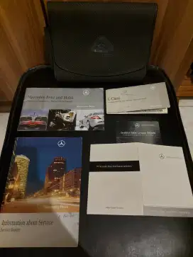 Pouch tas buku manual Mercedes-Benz C Class & Documents