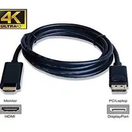 Kabel Display Port to HDMI 1,8m Cable DP Displayport to HDTV 1.8 Meter