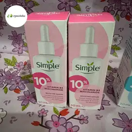 Simple 10% Vitamin B3 Niacinamide Skin Booster 30 ML. Impor Mal*ysia.