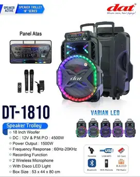 Speaker Portable DAT 18 inch DT-1810