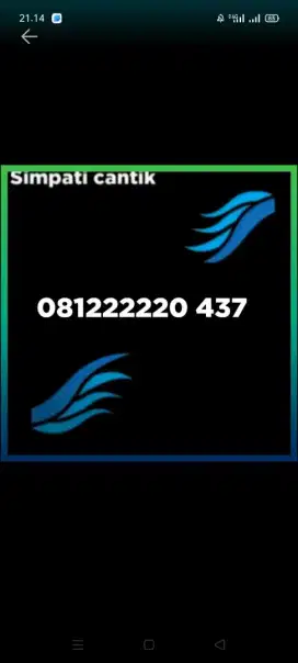 Perdana Nomor Cantik Simpati Telkomsel