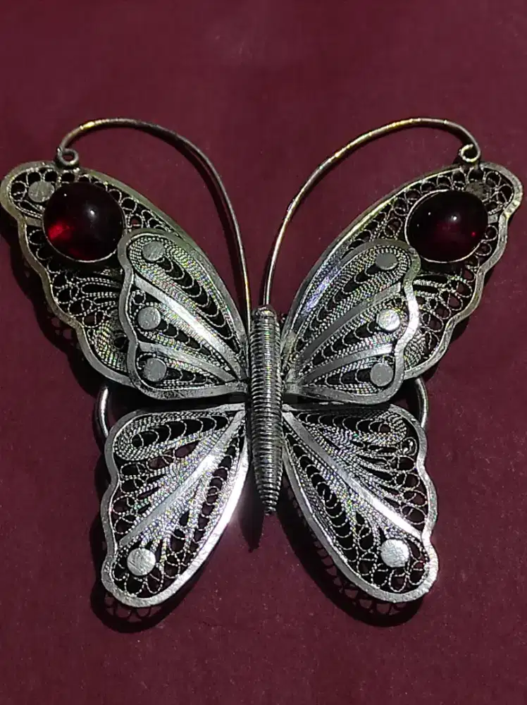 Vintage butterfly brooches