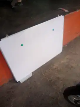 Papan tulis whiteboard magnet gantung ukuran 120x240