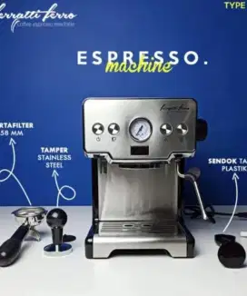 1 set mesin espresso + grinder