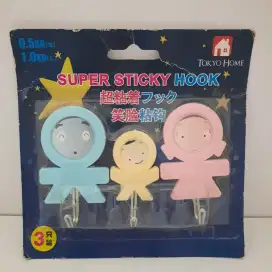 Super Sticky Hook/ Cantolan Serbaguna (3 pcs)