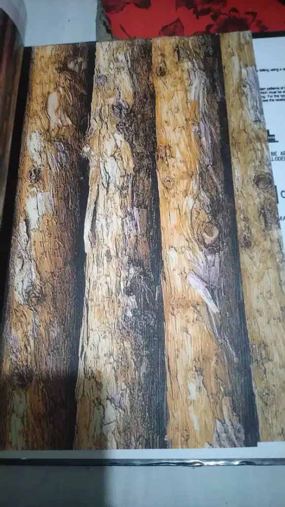 [PROMO] WALLPAPER DINDING MOTIF KAYU