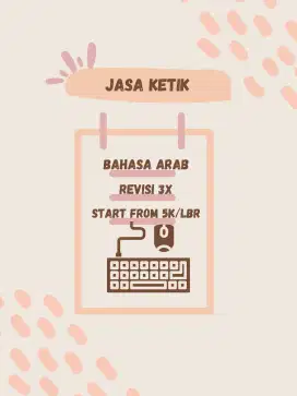 Jasa ketik bahasa arab