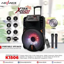 Speaker Portable Advance 15 inch K-1506