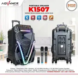 Speaker Portable Advance 15 inch K-1507