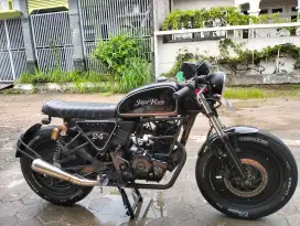 jual cepat, motor custom type bratecafe 150cc suratlengkap pajak aman