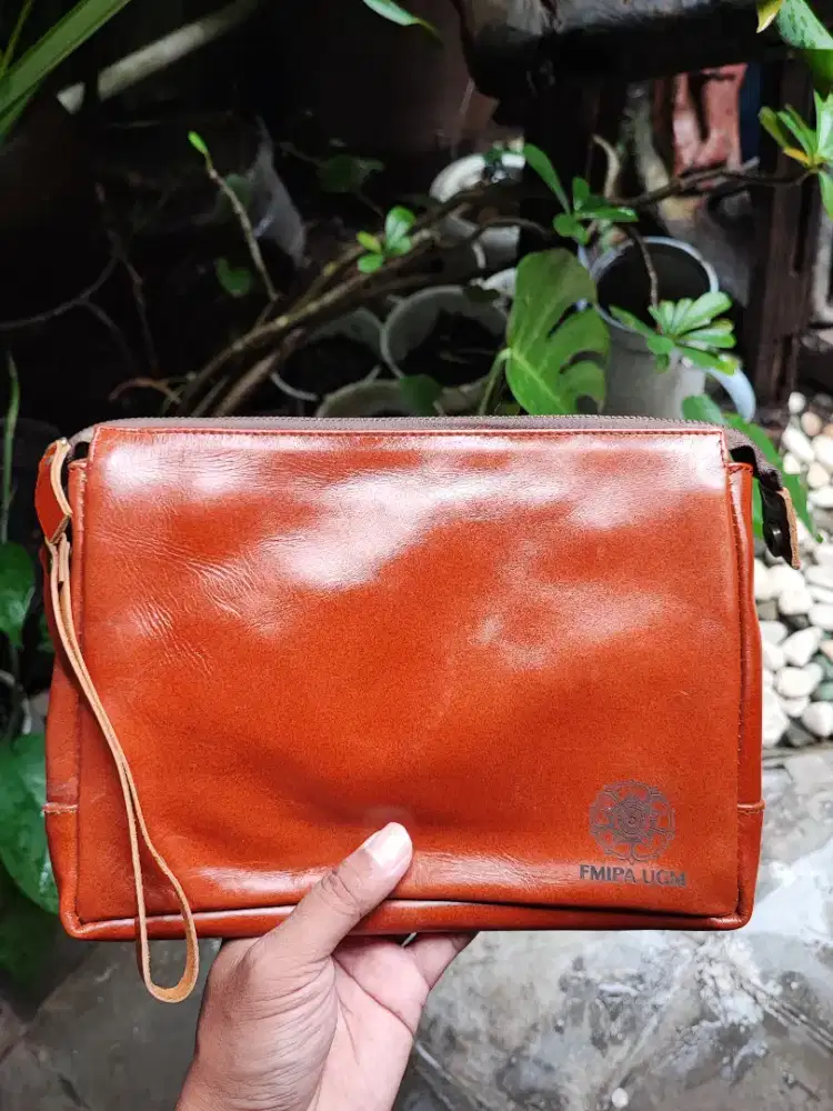 Clutch Bag Genuine Leather FMIPA UGM