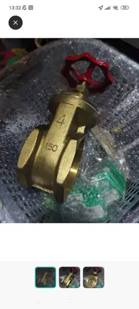 Gate Valve 4 ANCHOR (harga satuan, stok 4 pcs, borong chat aja)