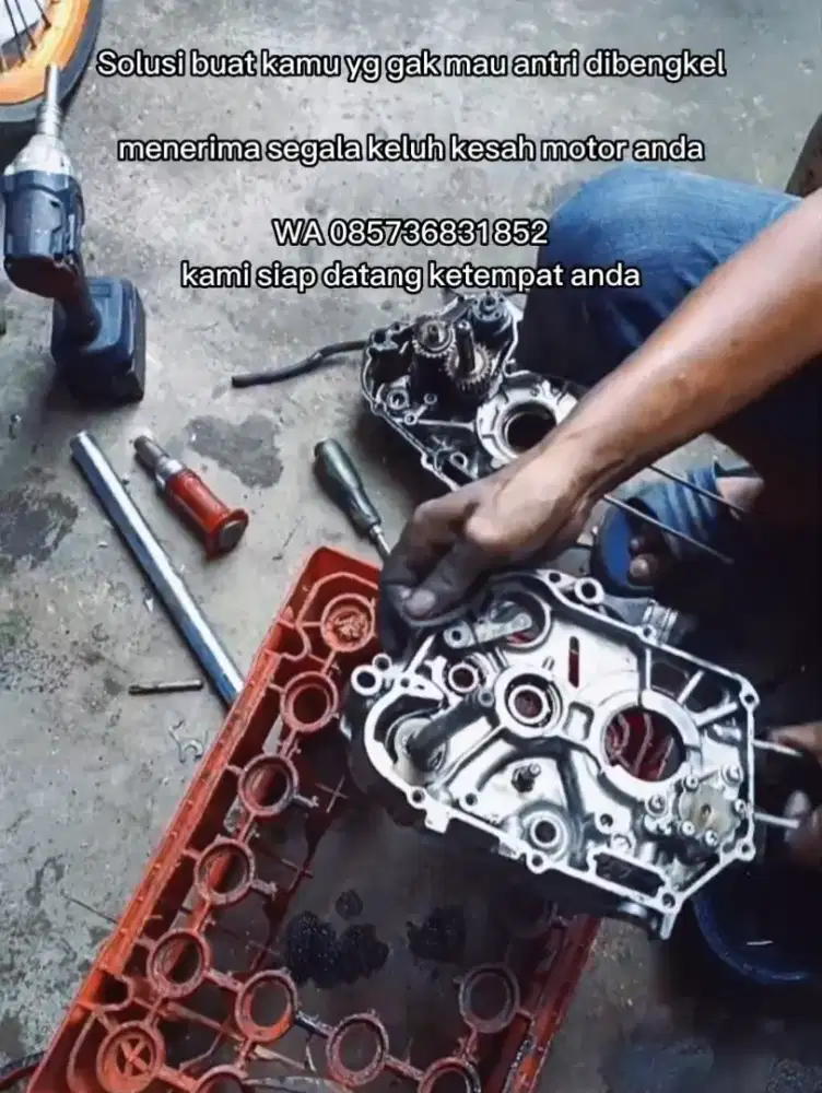 Bengkel motor  dan roda 3 panggilan wilayah sidoarjo dan surabaya