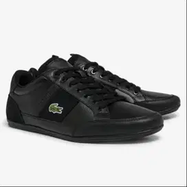 Sepatu LACOSTE Men's Chaymon BL Leather and Synthetic Tonal Trainers