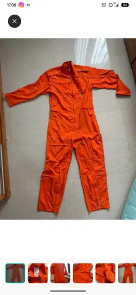 Jumpsuit/Coverall Penebang Warna Orange