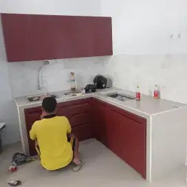 kitchen sit,dapur meja beton.