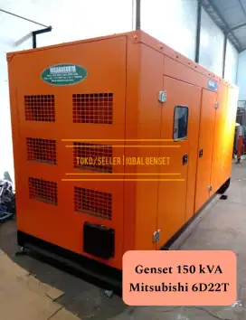 Genset 150 KVA Silent Mitsubishi Bekas