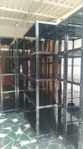 rak besi hitam buat arsip dan gudang baru
