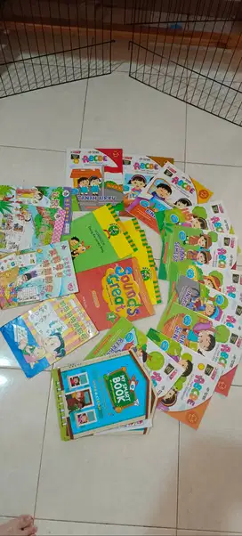 Buku pelajaran seiken untuk anak TK sesuai foto semuanya 70rb saja