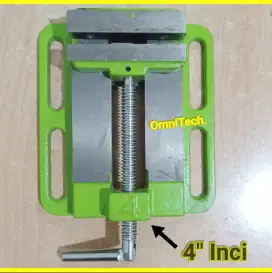 Drill Press Vise Jepit Catok Ragum Besi 4 Inci Presisi Bor Duduk