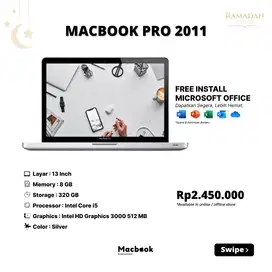 Macbook Pro 2011 RAM 8/320 GB
