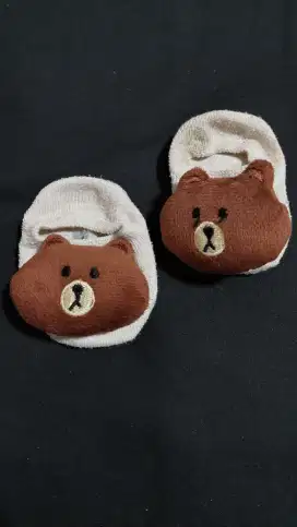 Kaos kaki bayi motif bear lucu preloved